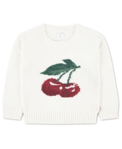 abercrombie kids Детский оверсайз свитер Cherry для девочек 2T-5T