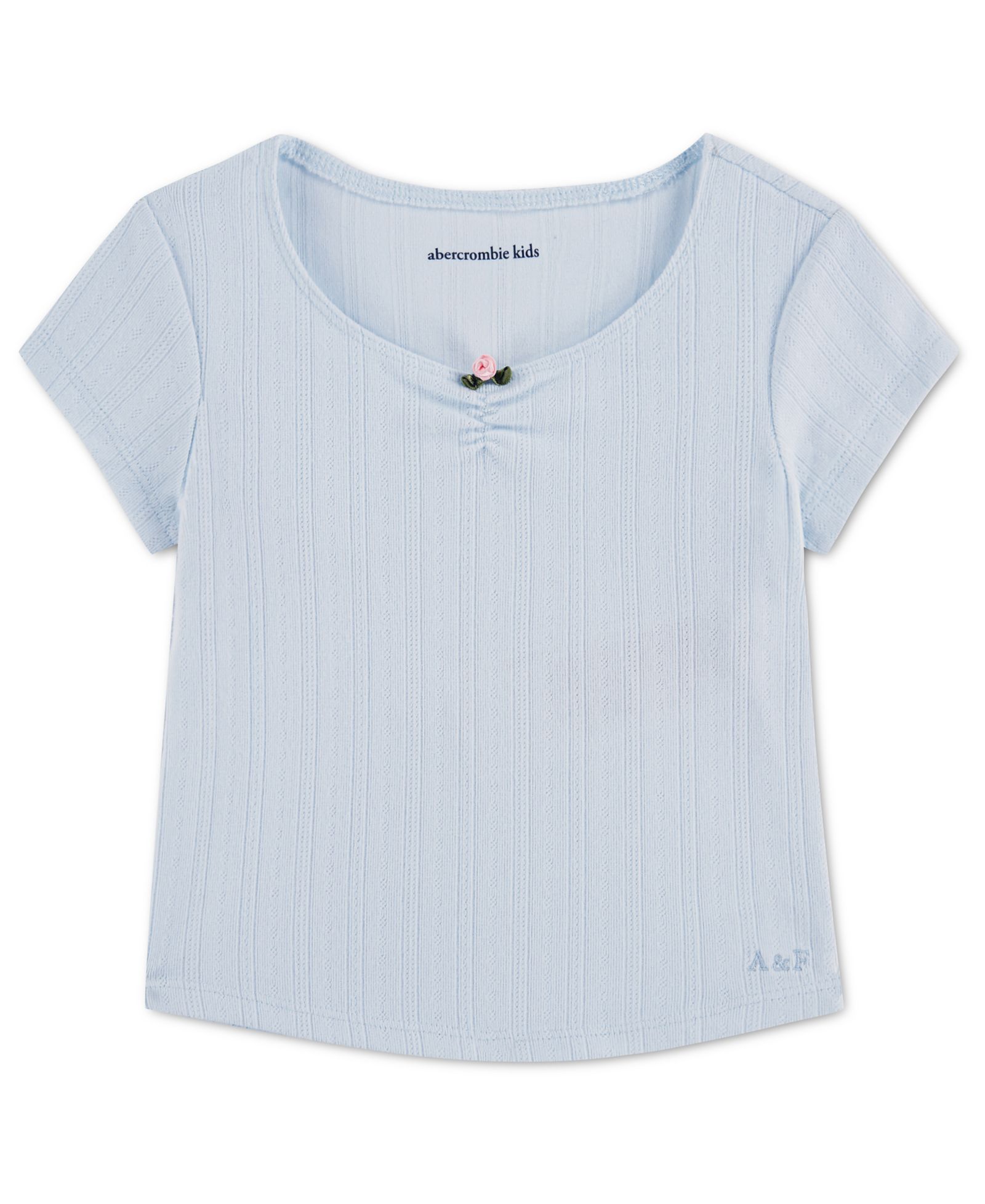 abercrombie kids Детская футболка с вырезом Scoop Neck