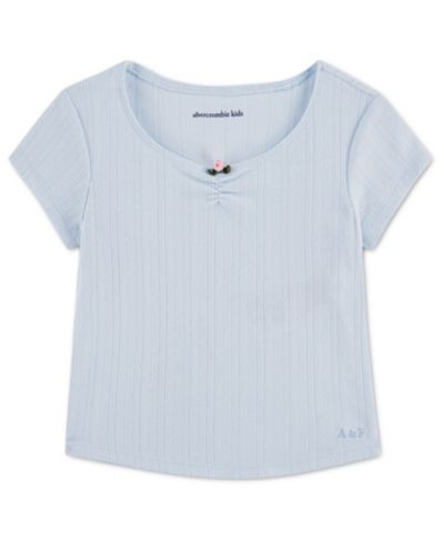 abercrombie kids Toddler Girls' 2T-5T Scoop Neck T-Shirt