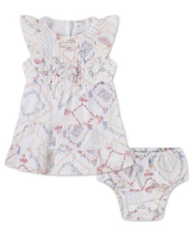 Детский комплект из платья с воланами и подгузника abercrombie kids