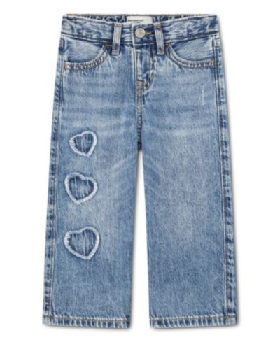 abercrombie kids Baby Girls' Low Rise Hearts Baggy Jeans
