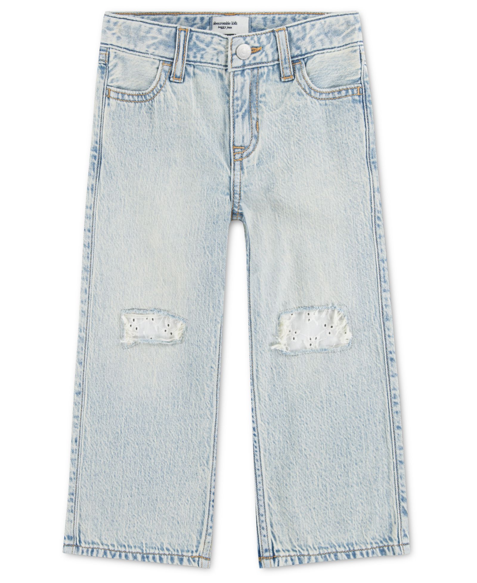 Детские джинсы abercrombie kids Baby Girls' Eyelet Baggy