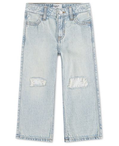 Детские джинсы abercrombie kids Baby Girls' Eyelet Baggy