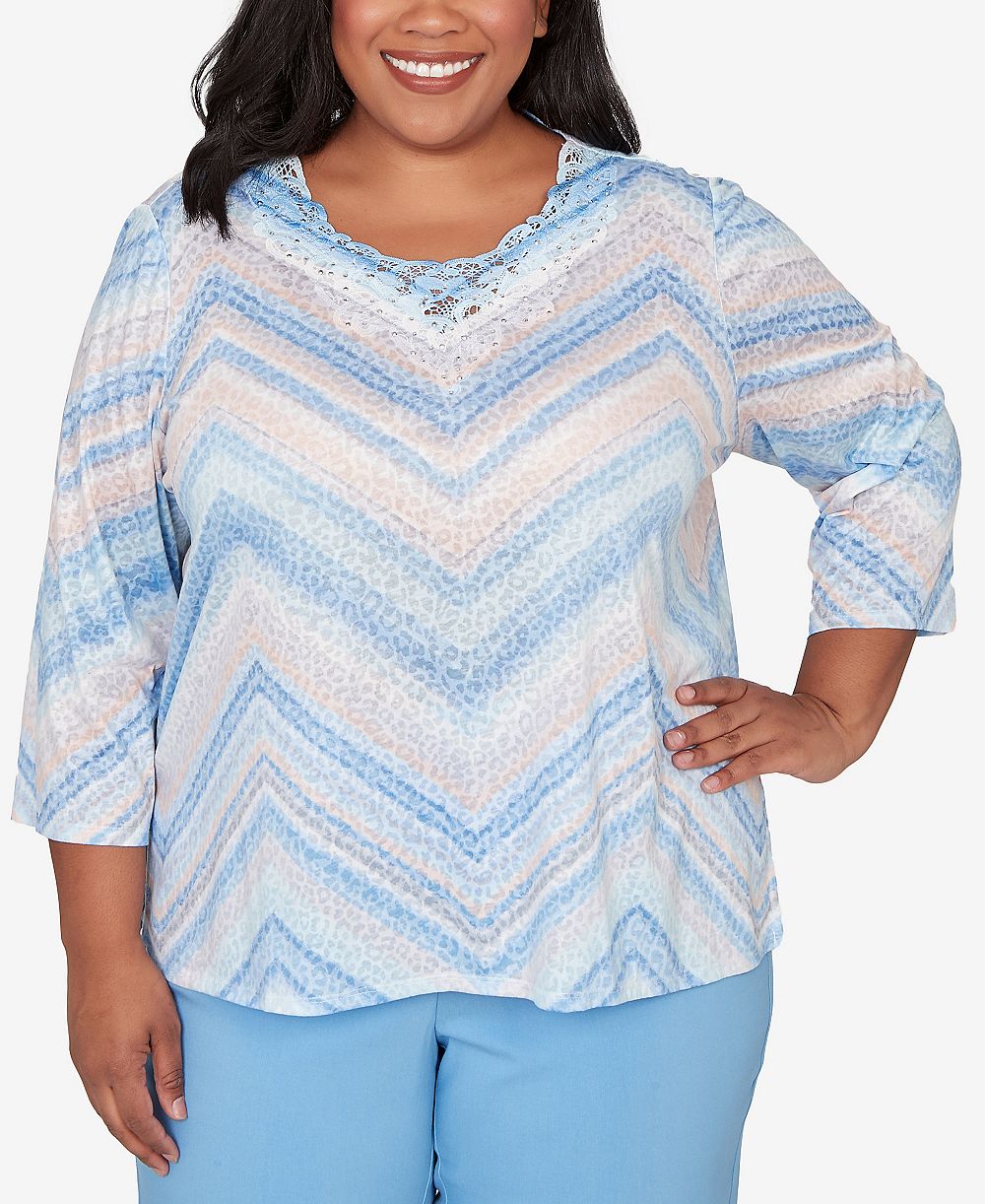 Женский топ Alfred Dunner Plus Size