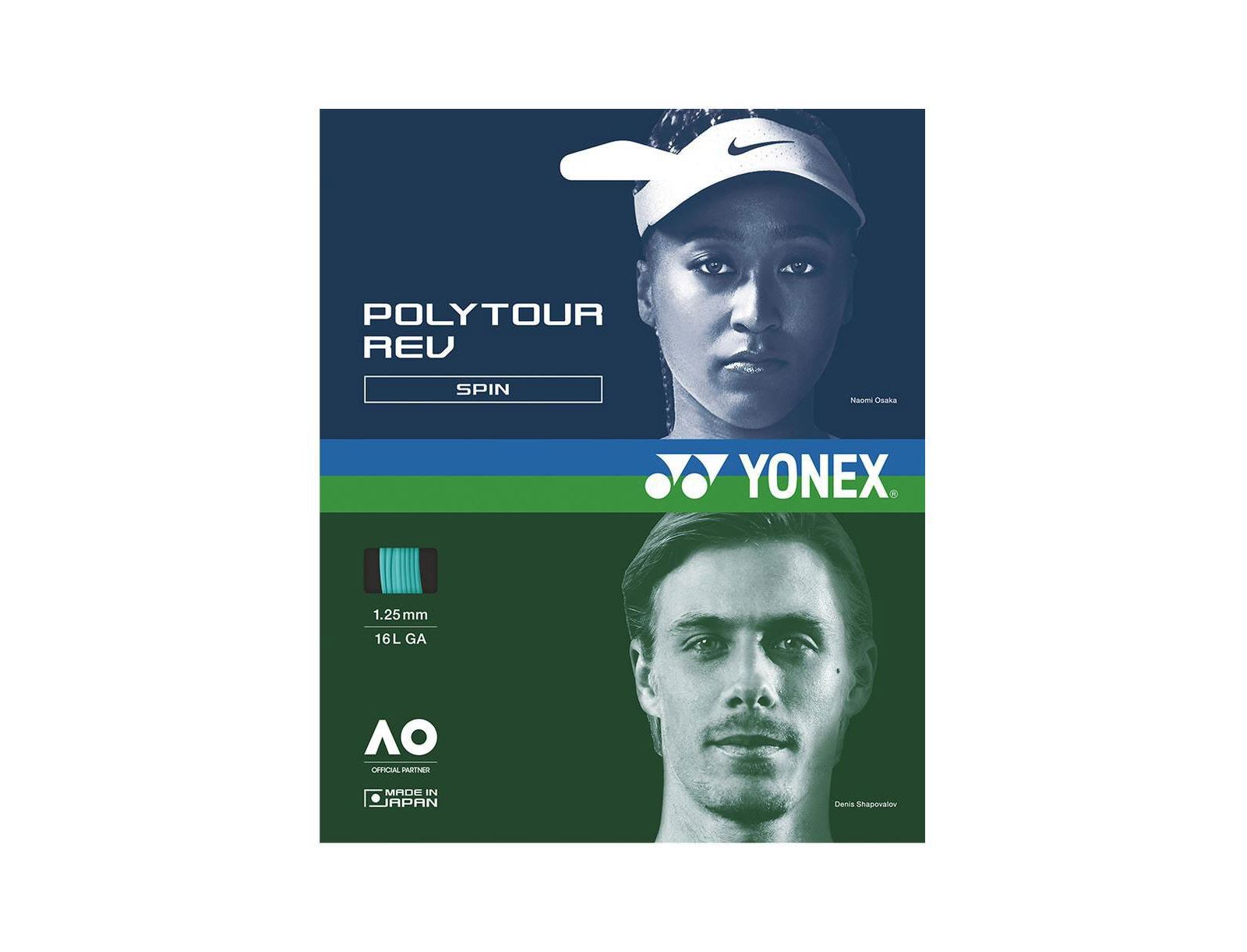 Yonex Poly Tour Rev 130 17g Tennis String