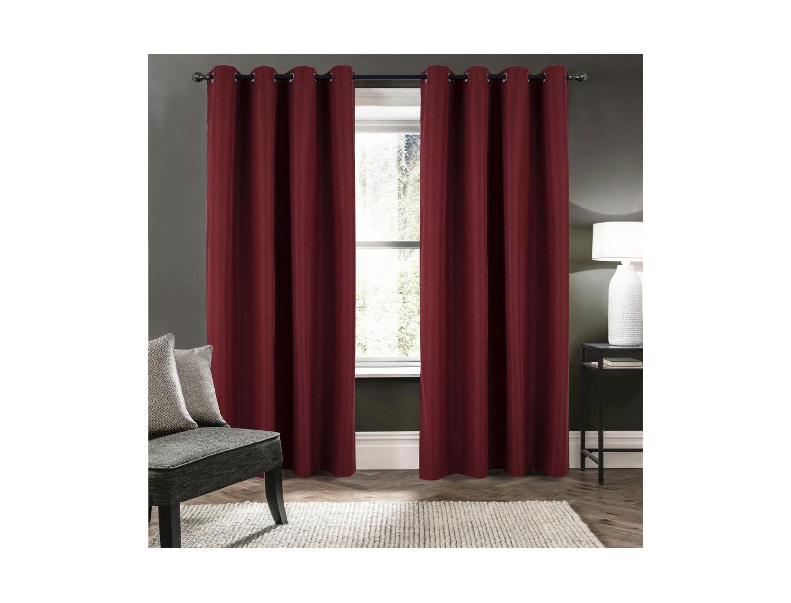 Комплект штор RT Designers Collection Cabana 54" x 84" Burgundy