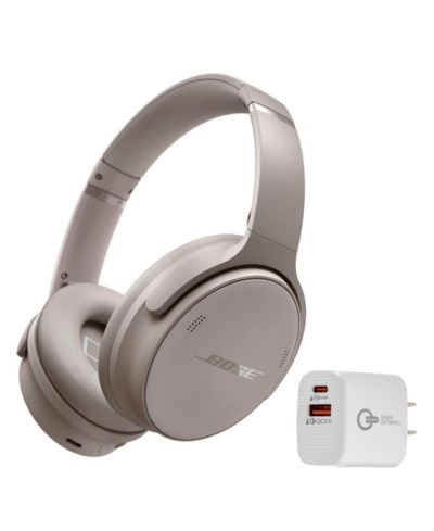 Беспроводные Bluetooth наушники Bose QuietComfort Bundle (Black) с микрофоном и подставкой