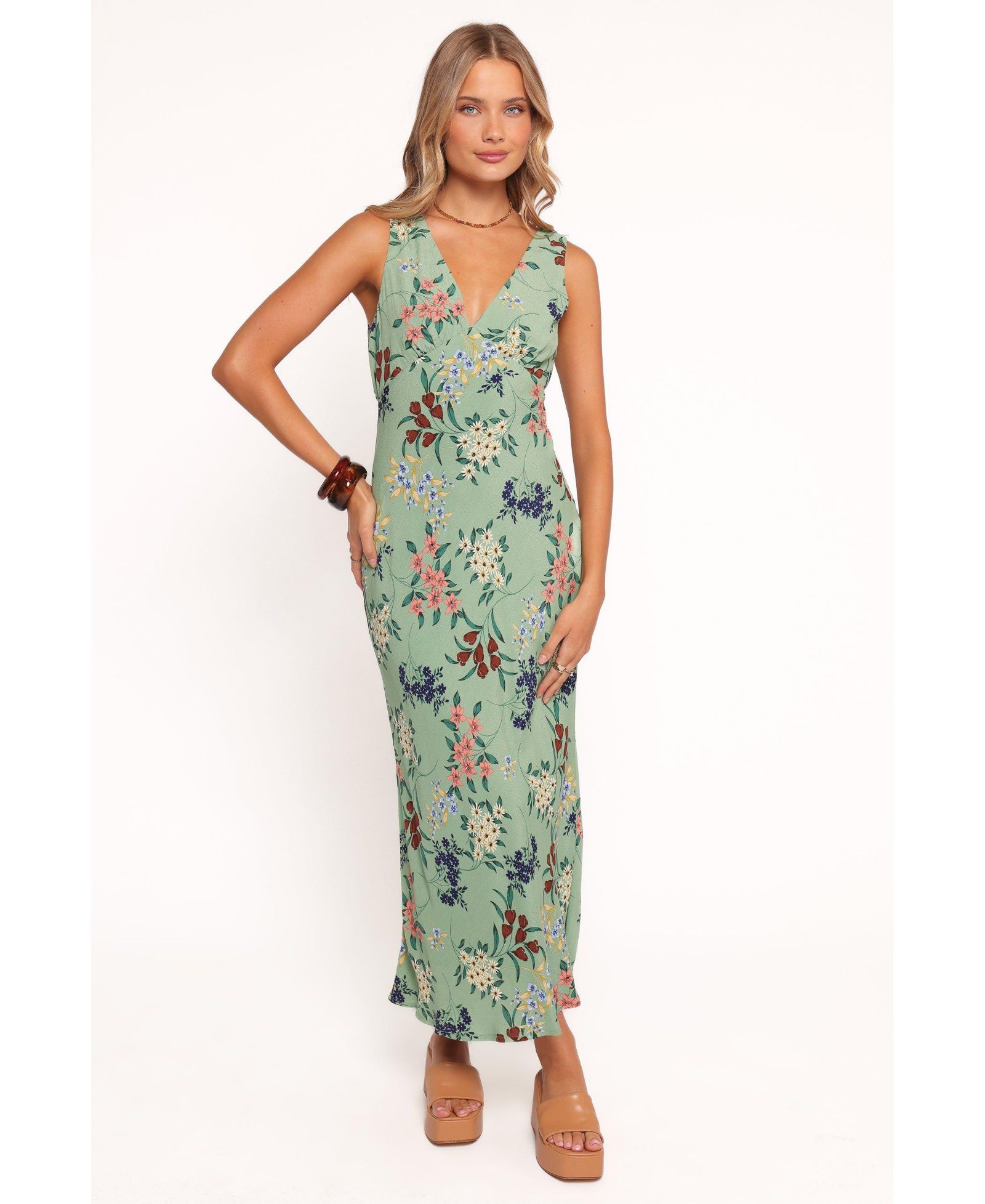 Женское миди-платье Petal and Pup Acilia - Sage Floral