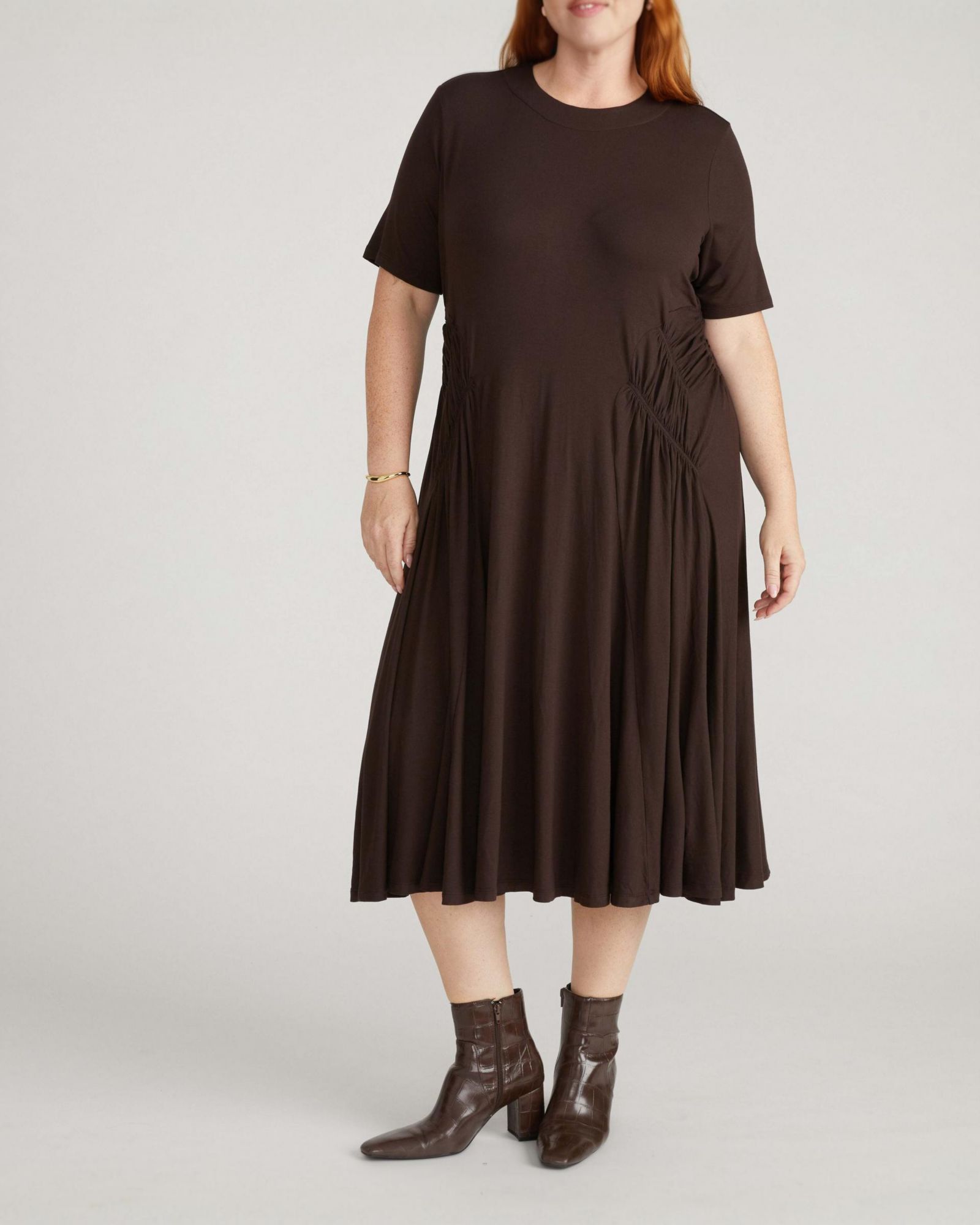 Женское платье Universal Standard Plus Size Devi Liquid Jersey