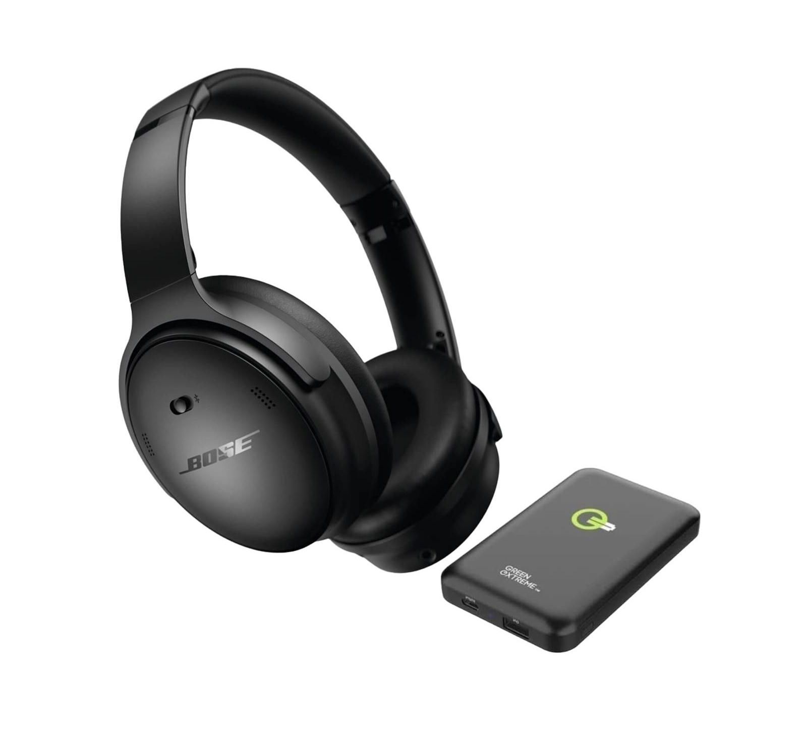 Bose QuietComfort Wireless Noise Cancelling Headphone ,Black w/Power Bank