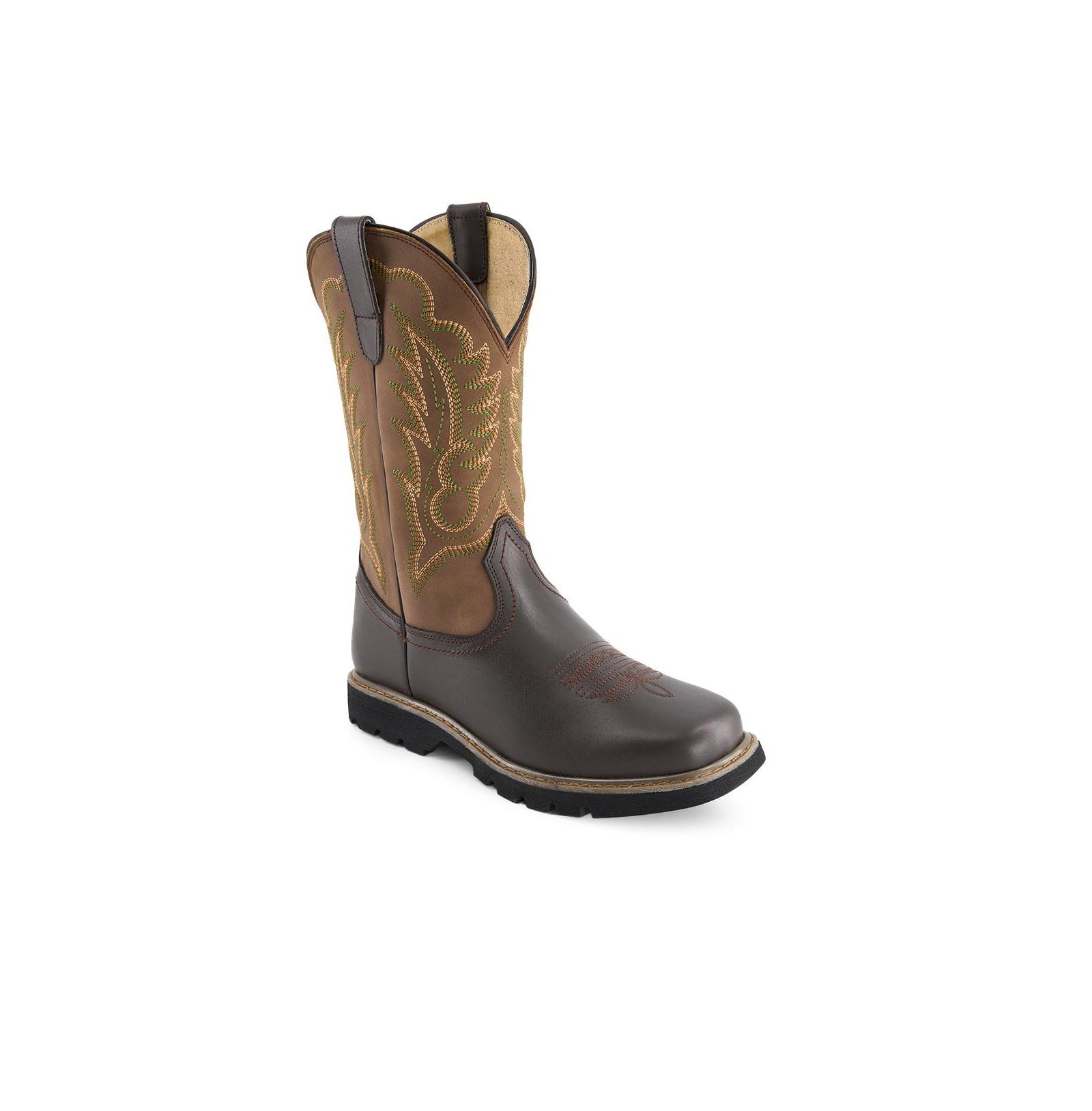 Forastero Men's Leather Cowboy Boots Bicolor