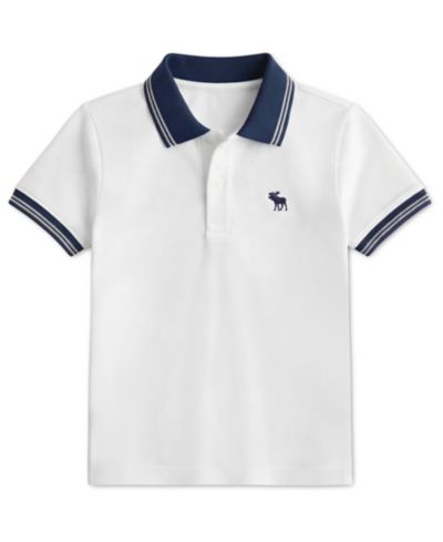 abercrombie kids Toddler Boys' 2T-5T Tipped Short-Sleeve Polo Shirt