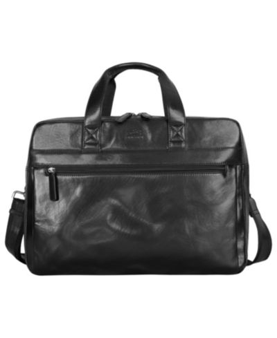 Mancini Men's Leather Laptop Briefcase