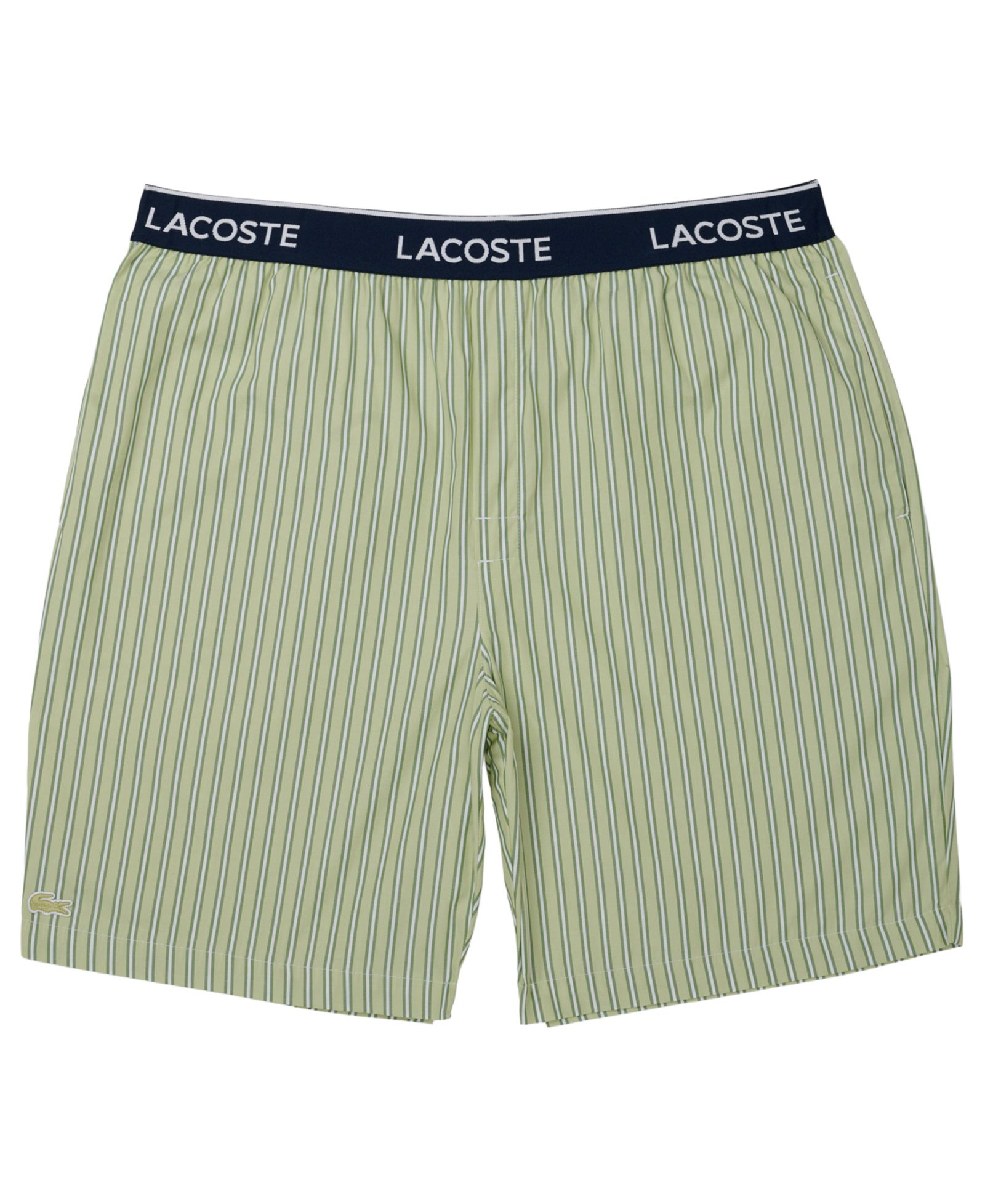 Lacoste Men's Loungewear Striped Straight-Fit Shorts