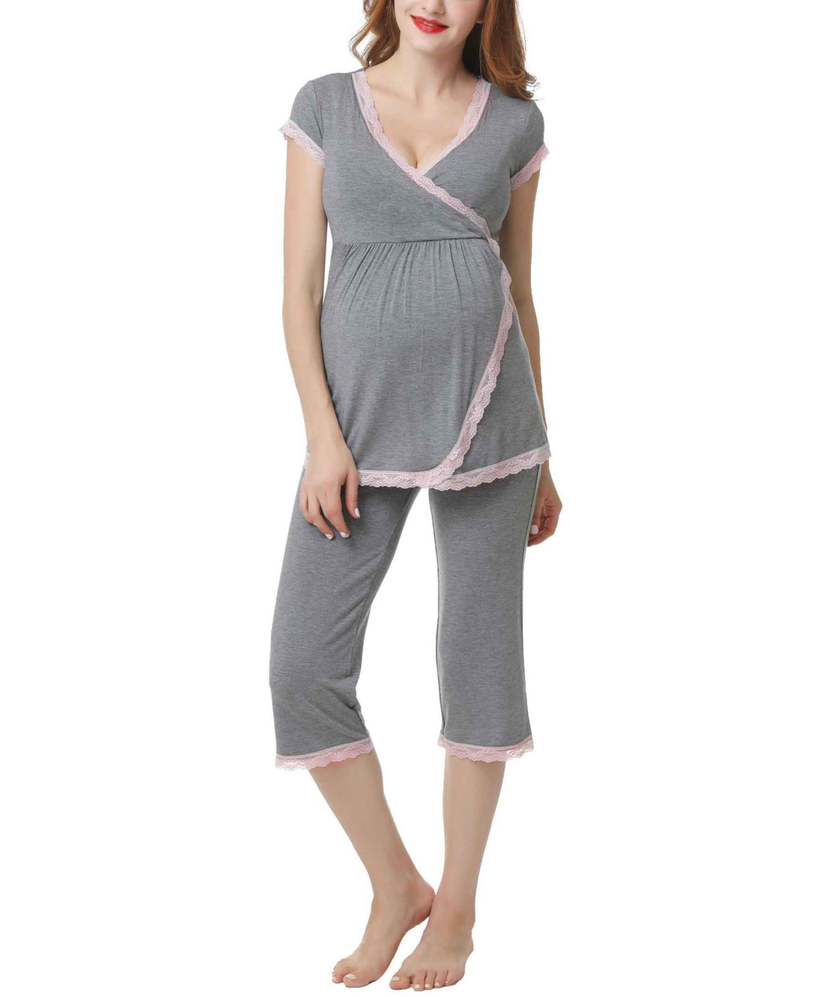 Комплект из 2-х предметов kimi + kai Maternity kimi + kai Nursing Pajama Set