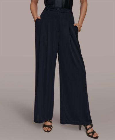 Donna Karan New York Women's Pleated Zip-Fly Pants
