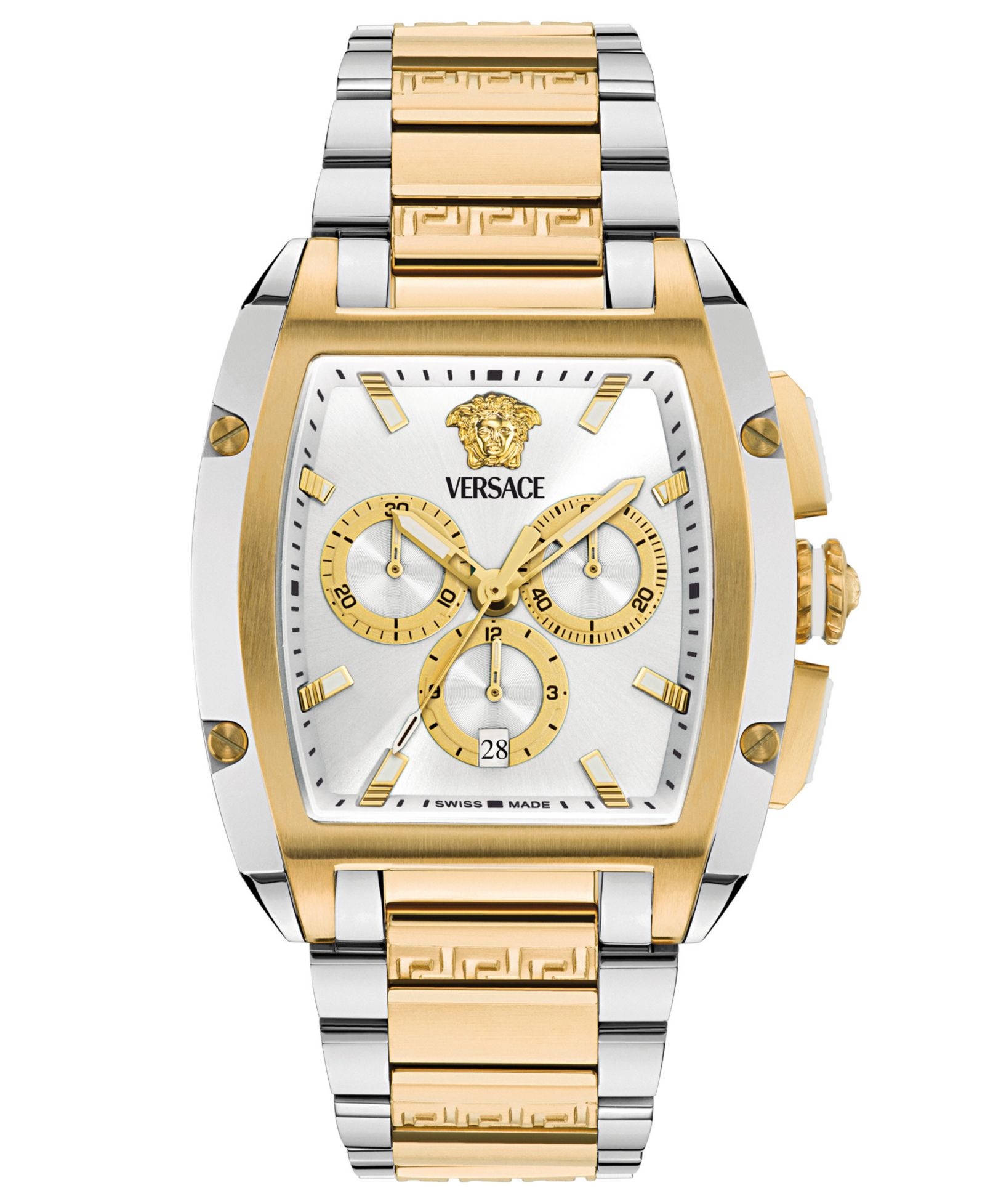Мужские часы Versace Men's Dominus Two-Tone Stainless Steel, 42X50mm