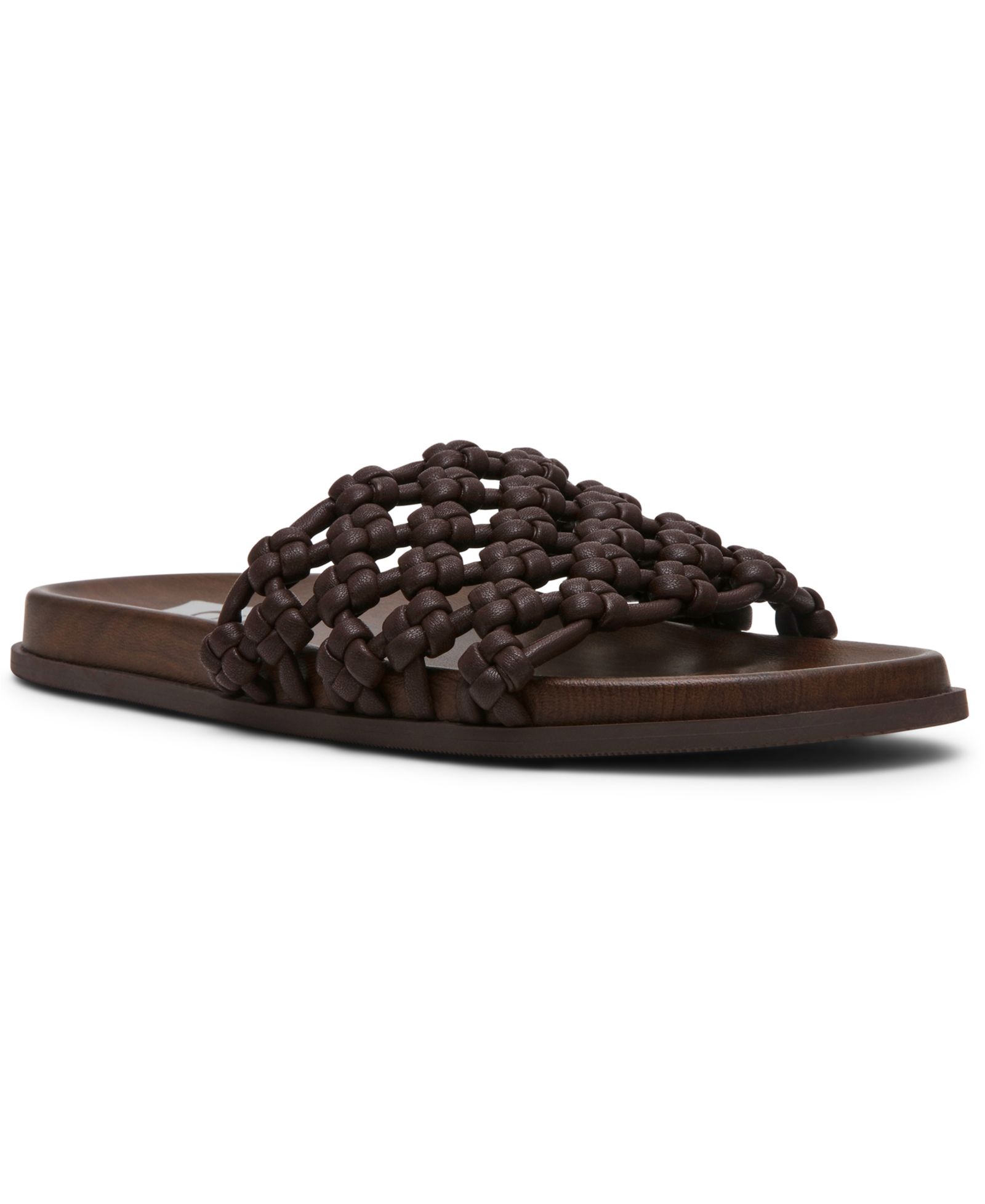 DV Dolce Vita Women's Galossa Woven Slide Flat Sandals