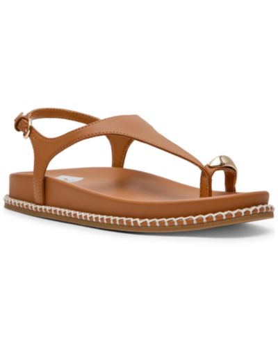 Женские сандалии DV Dolce Vita Pacey Round Toe Ring Footbed Flat