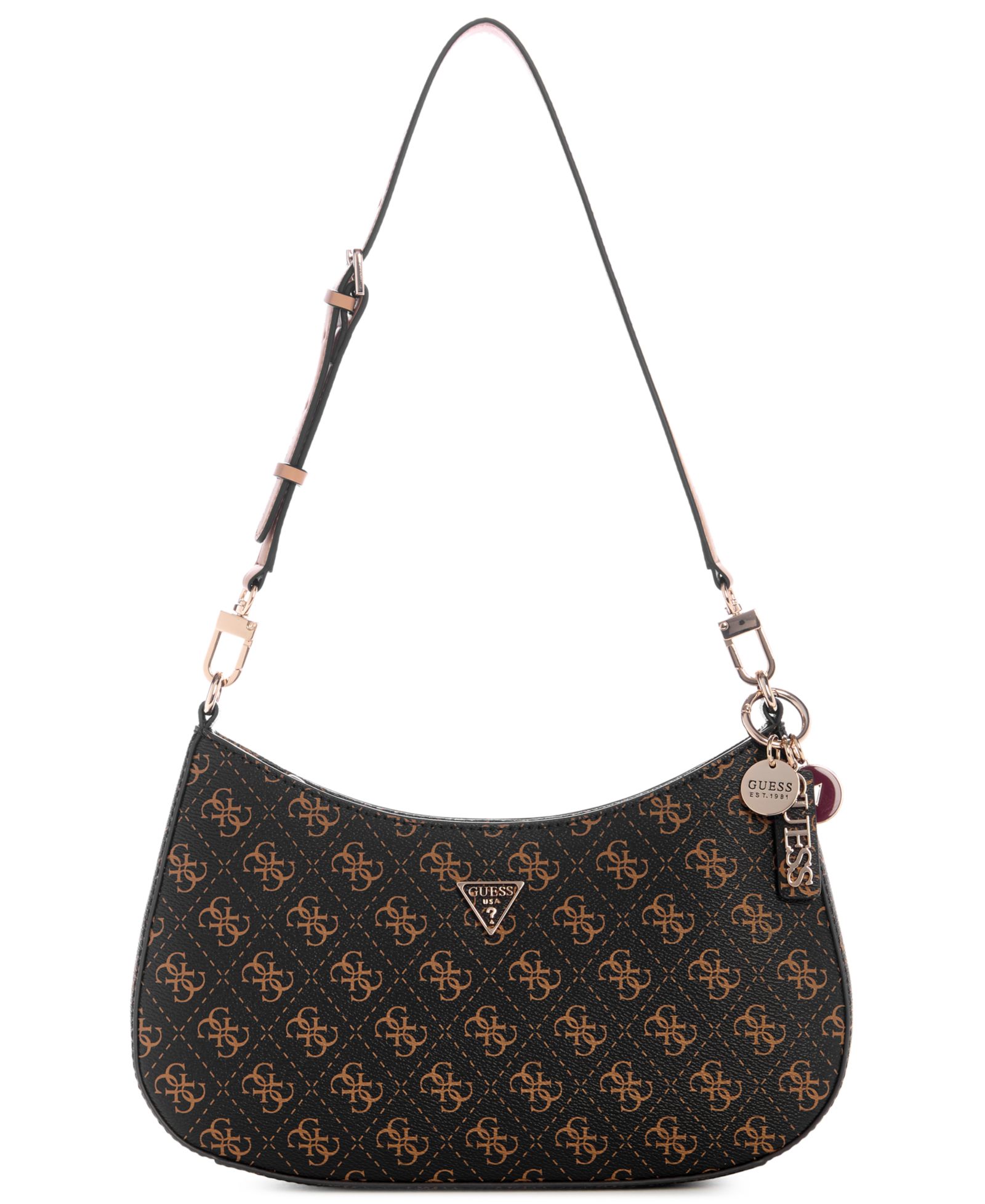GUESS Noelle Small Top-Zip Shoulder Bag