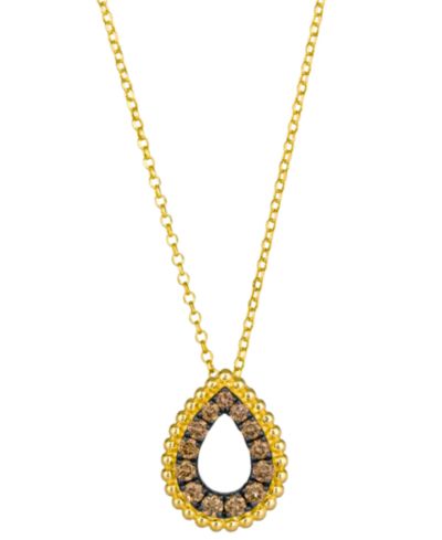 Le Vian Chocolate Diamond Pendant Necklace (0.75 ct. t.w.) in 14k Honey Gold
