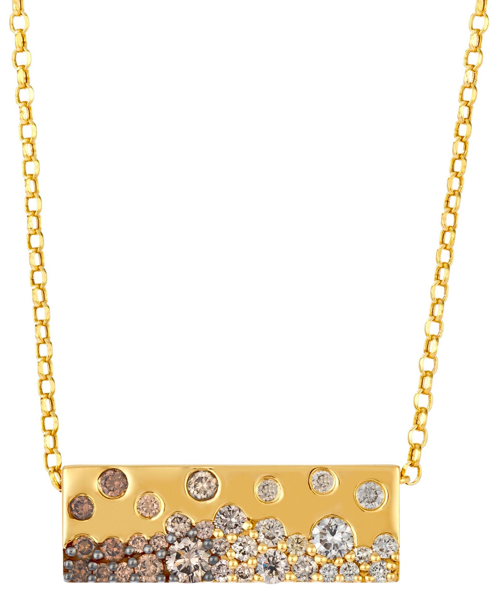 Подвеска Le Vian Chocolate Ombré Diamond в золоте 14k Honey Gold