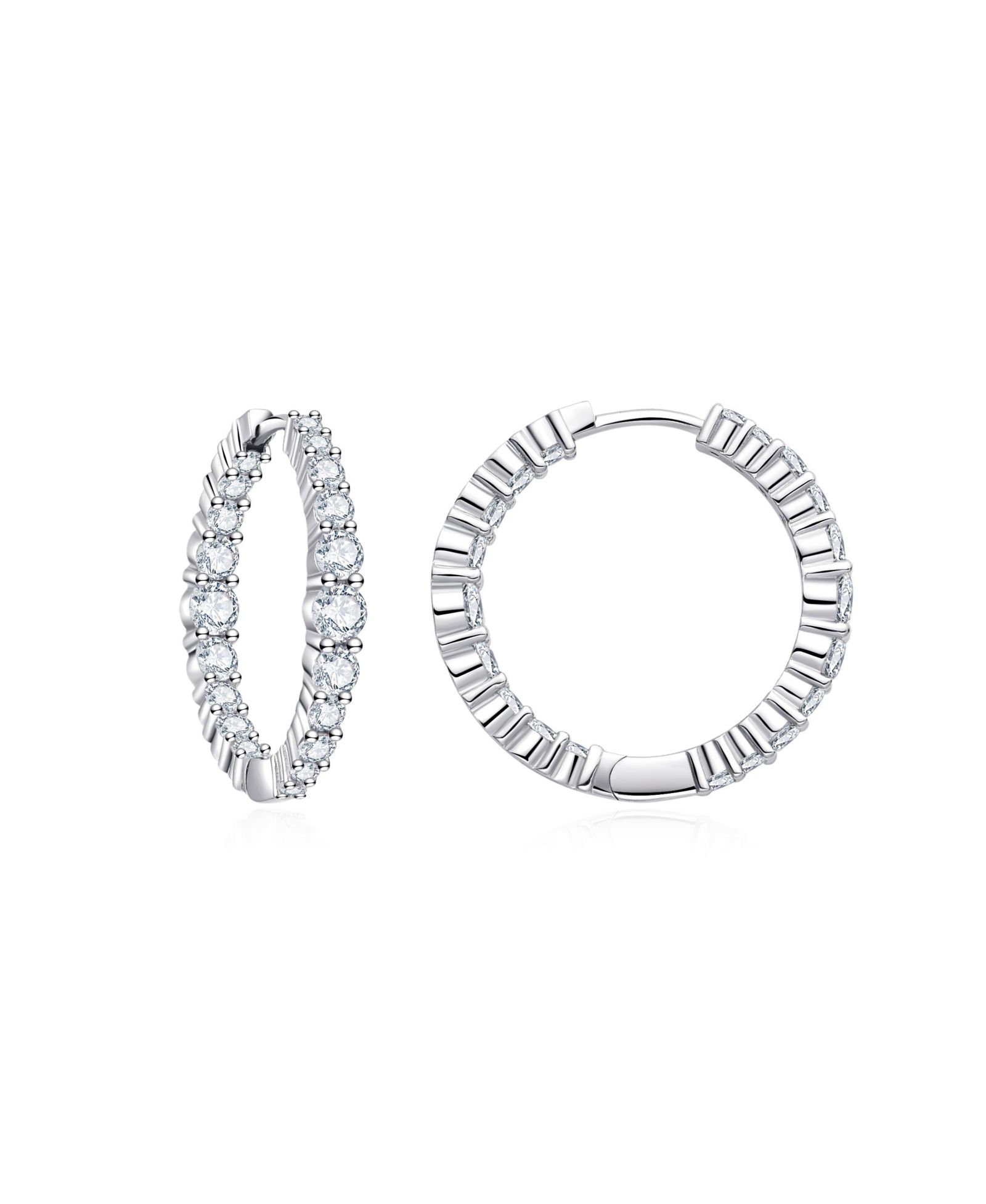 Серьги-кольца Untamed Petals Icon Crystal
