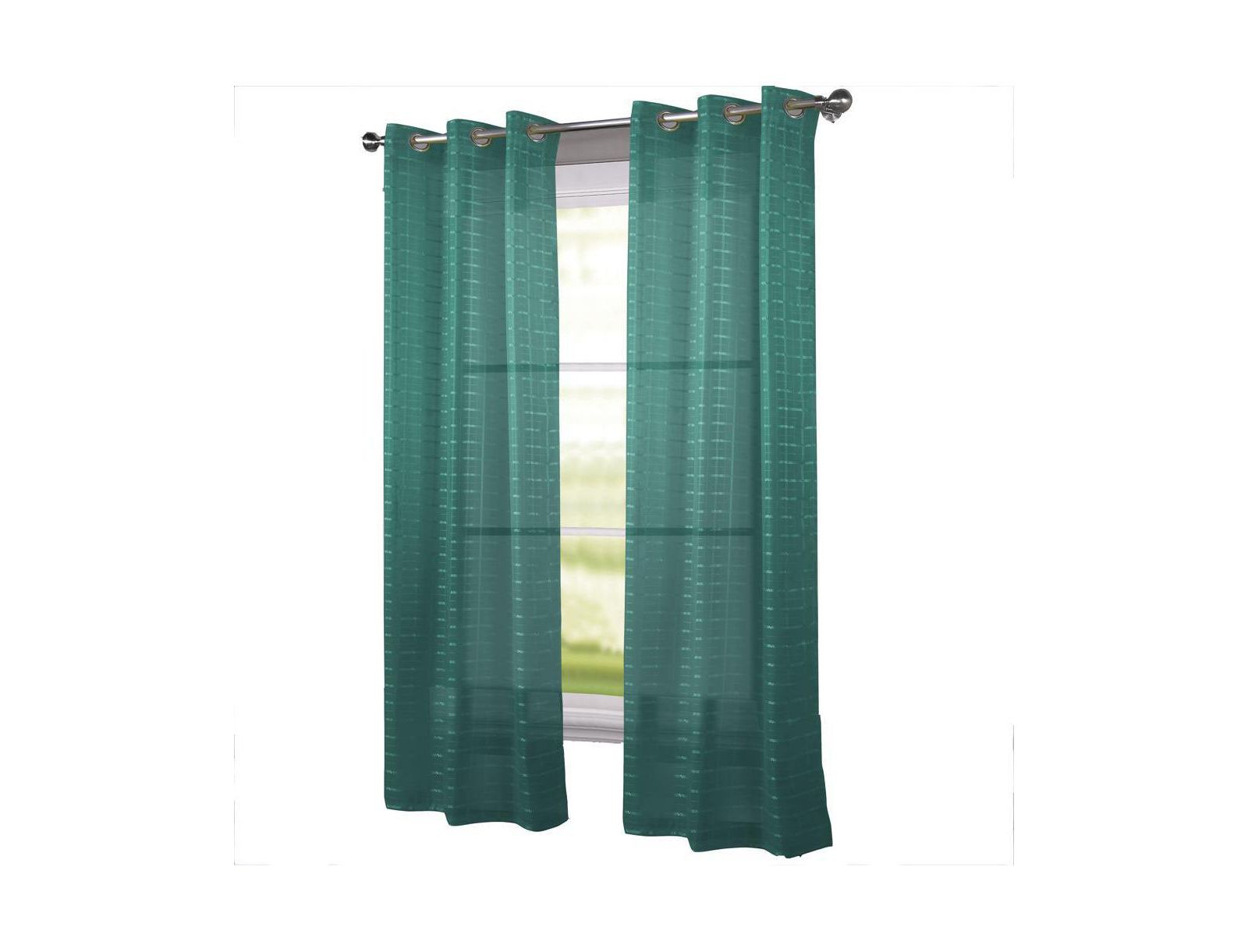 Шторная панель RT Designers Collection Wanda Box Voile Teal