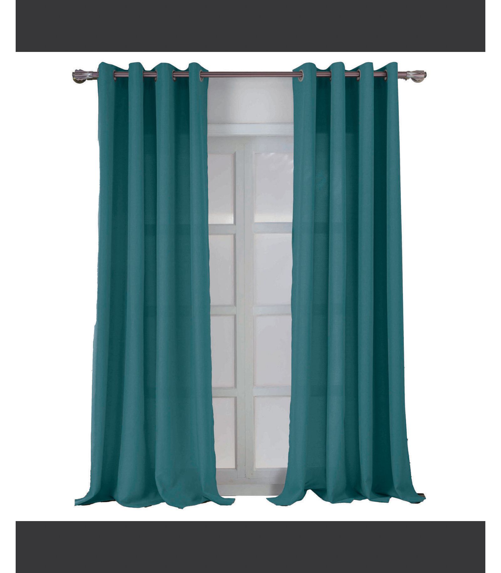 Светонепроницаемая штора RT Designers Collection Cole с текстурой и люверсами, 54" x 84"