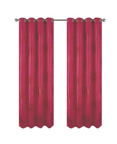 Декоративная портьера RT Designer Collection Helena Halo Foil Blackout красная 54" x 90"