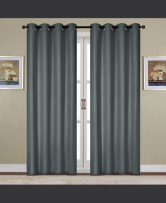 RT Designers Collection Kennedy Штора с люверсами Charcoal