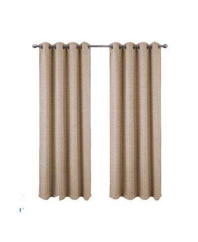 RT Designer Collection Demi Lux Jacquard Blackout Grommet Curtain Panel 52" x 84"
