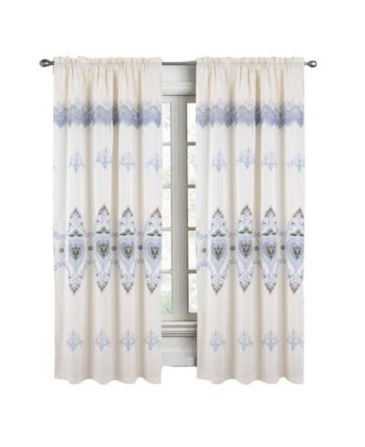 Шторы RT Designers Collection Bonnie Macrame, бежевые, 52" x 84"
