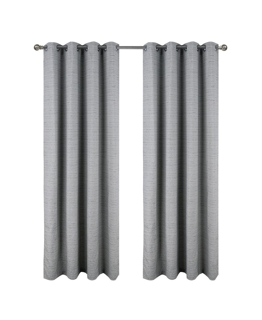 RT Designer Collection Kensington Jacquard Foam Backed Luxurious Decorative Grommet Curtain Panel