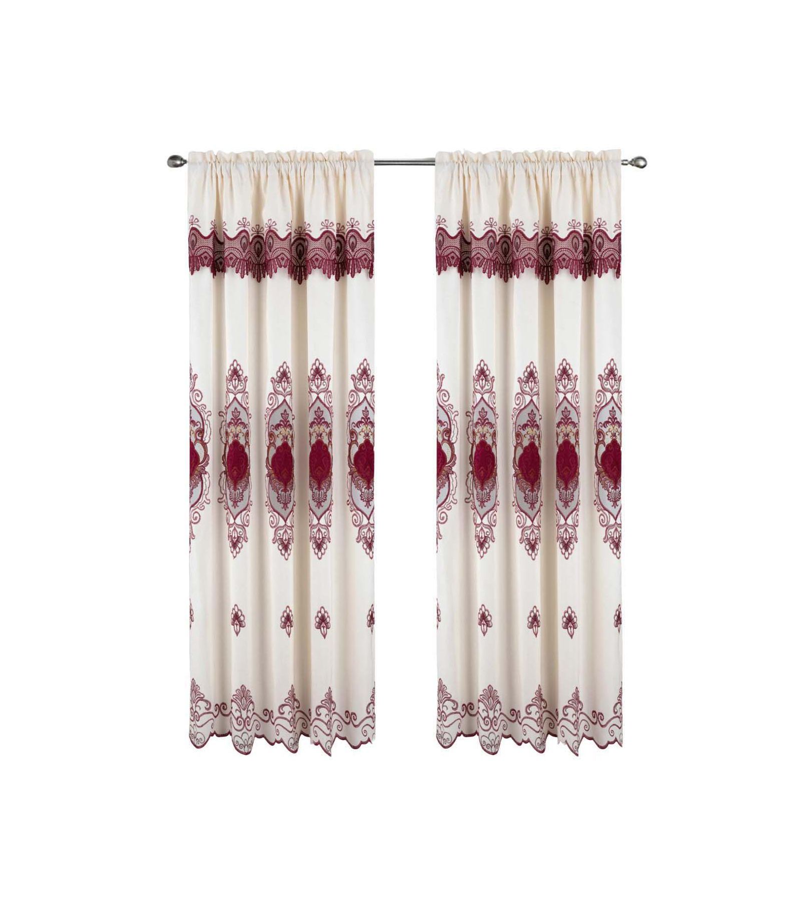 Штора RT Designers Collection Betsy Macrame Rod Pocket 52" x 84"