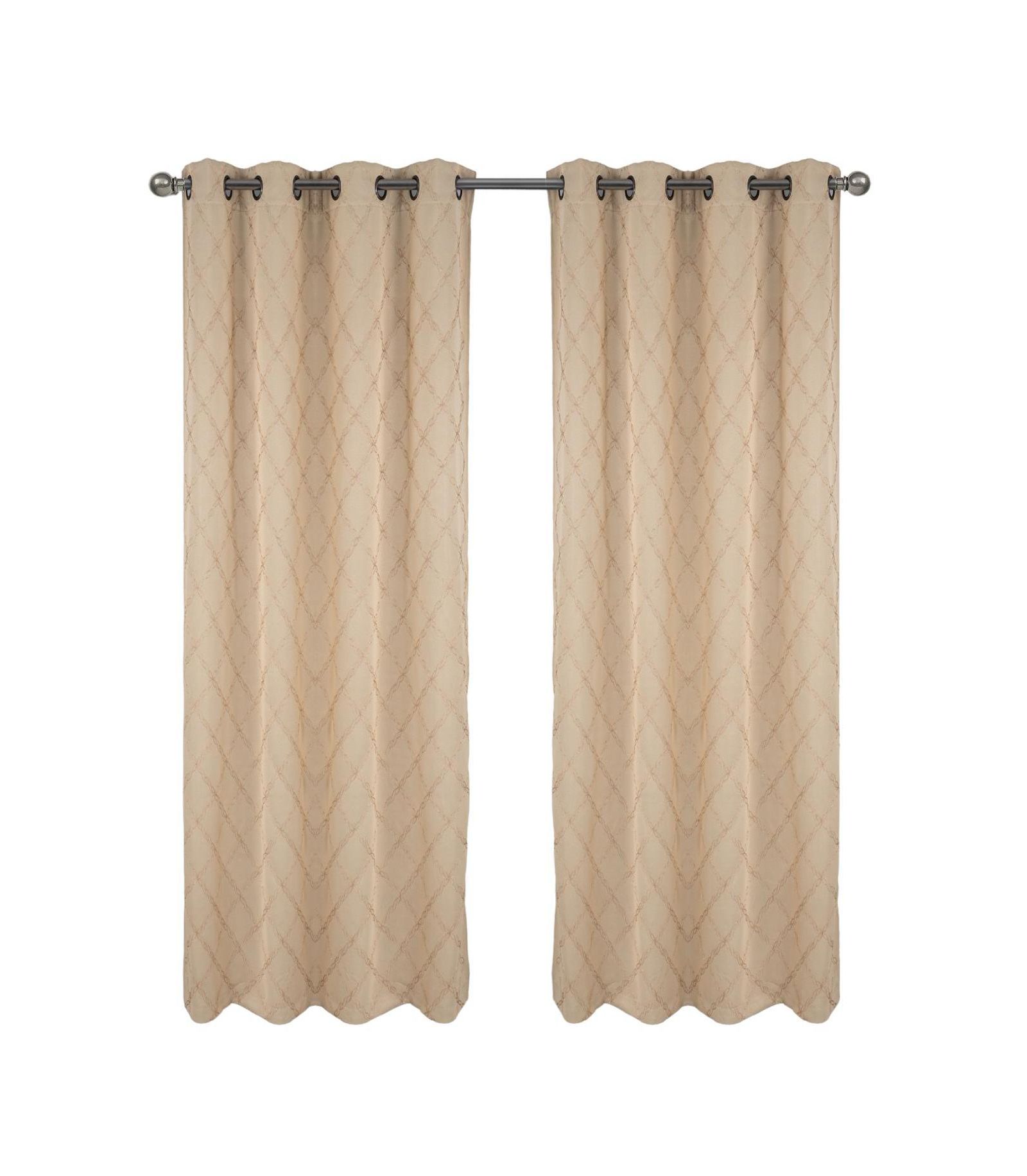 Декоративная портьера RT Designer Collection Gable Embroidered Blackout Beige