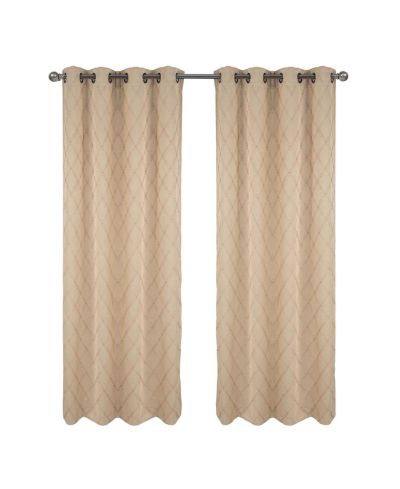 Декоративная портьера RT Designer Collection Gable Embroidered Blackout Beige
