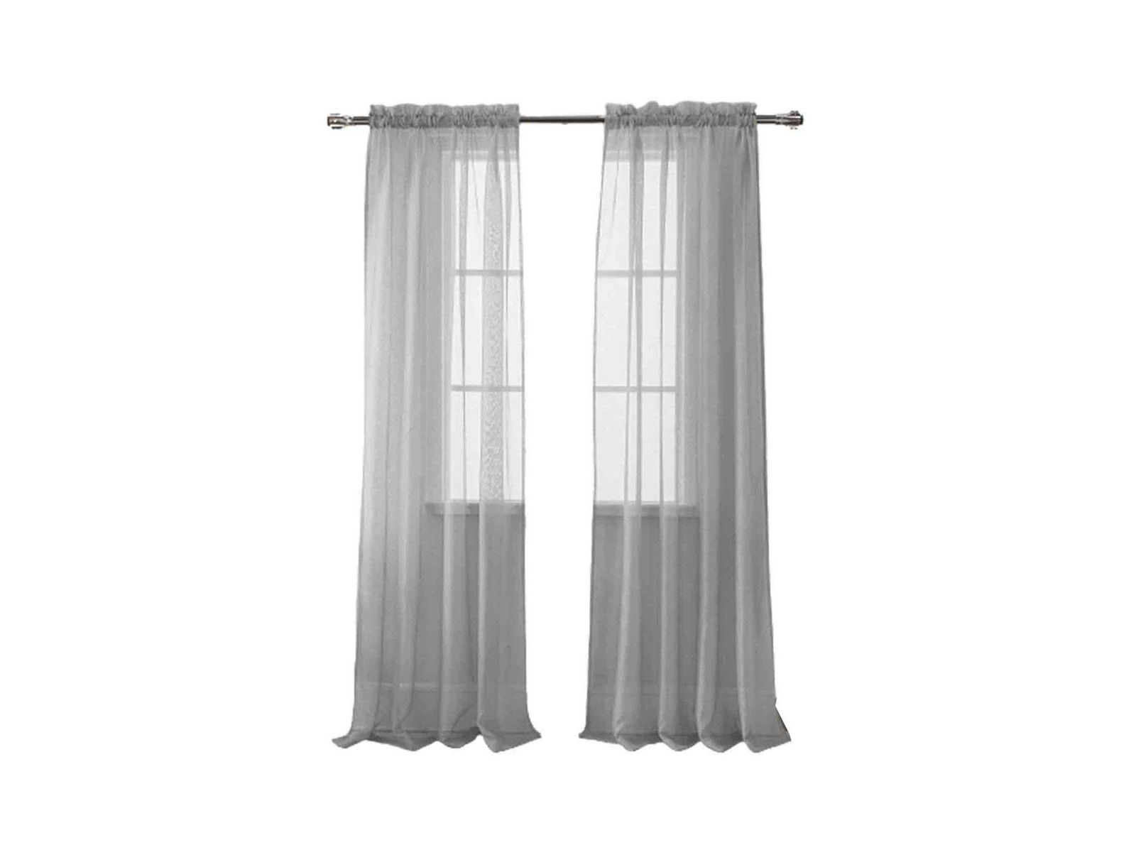 RT Designers Collection Celine Sophisticated Sheer Curtain Panel