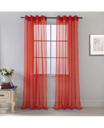 RT Designers Collection Штора Cara One Sheer Grommet Light Filtering 54" x 90"