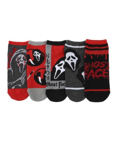 Ghostface Women's Character Art 5-Pair Ankle Socks