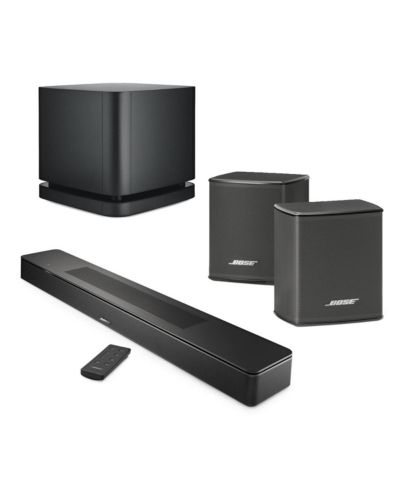 Умная звуковая панель Bose Smart Soundbar 600 с 2 беспроводными тыловыми колонками и сабвуфером Bass Module 500