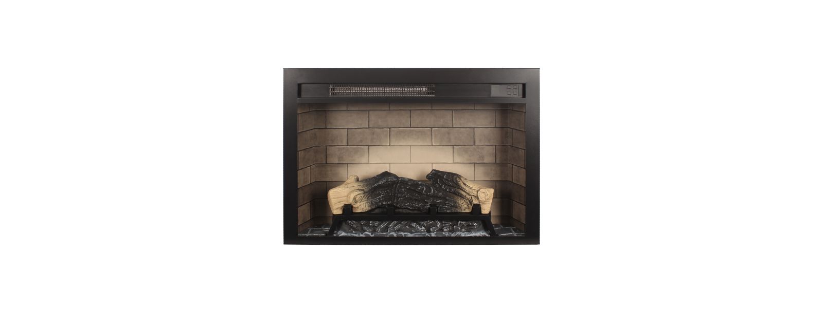 Flynama 28 inch Electric Fireplace Insert, multicolored flames