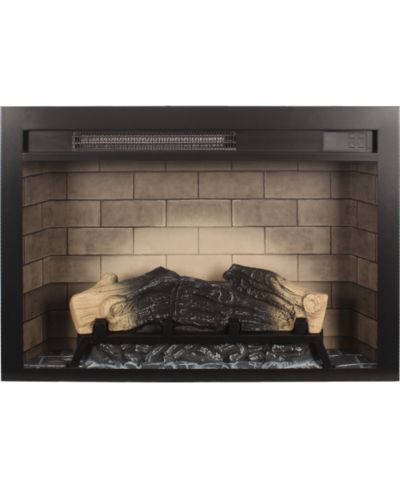 Flynama 28 inch Electric Fireplace Insert, multicolored flames