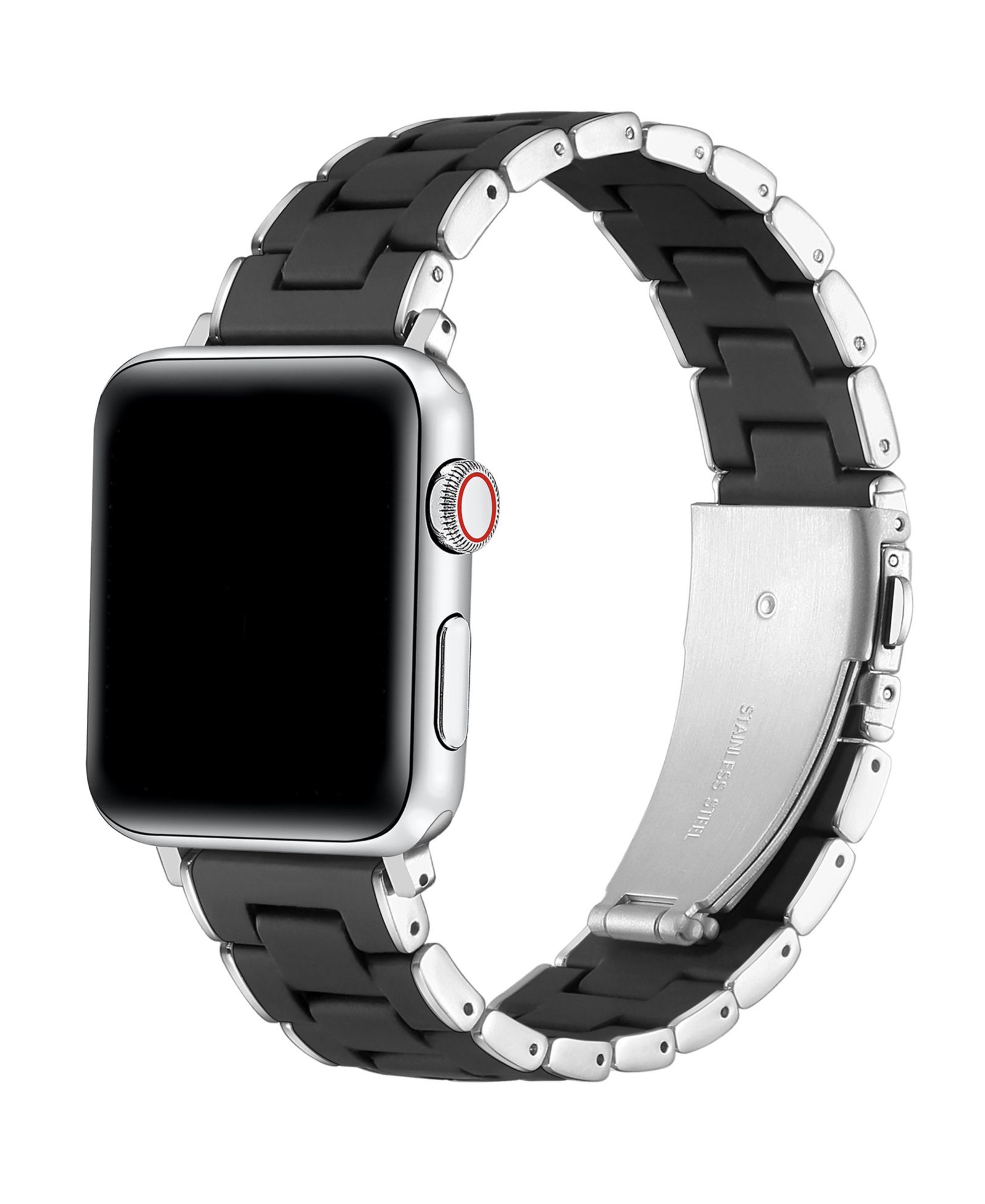 Posh Tech Силиконовый металлический ремешок для Apple Watch Orla