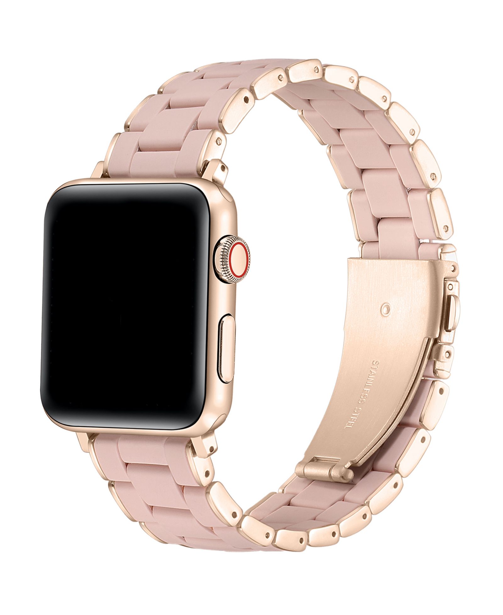 Силиконовый металлический ремешок Posh Tech Orla для Apple Watch