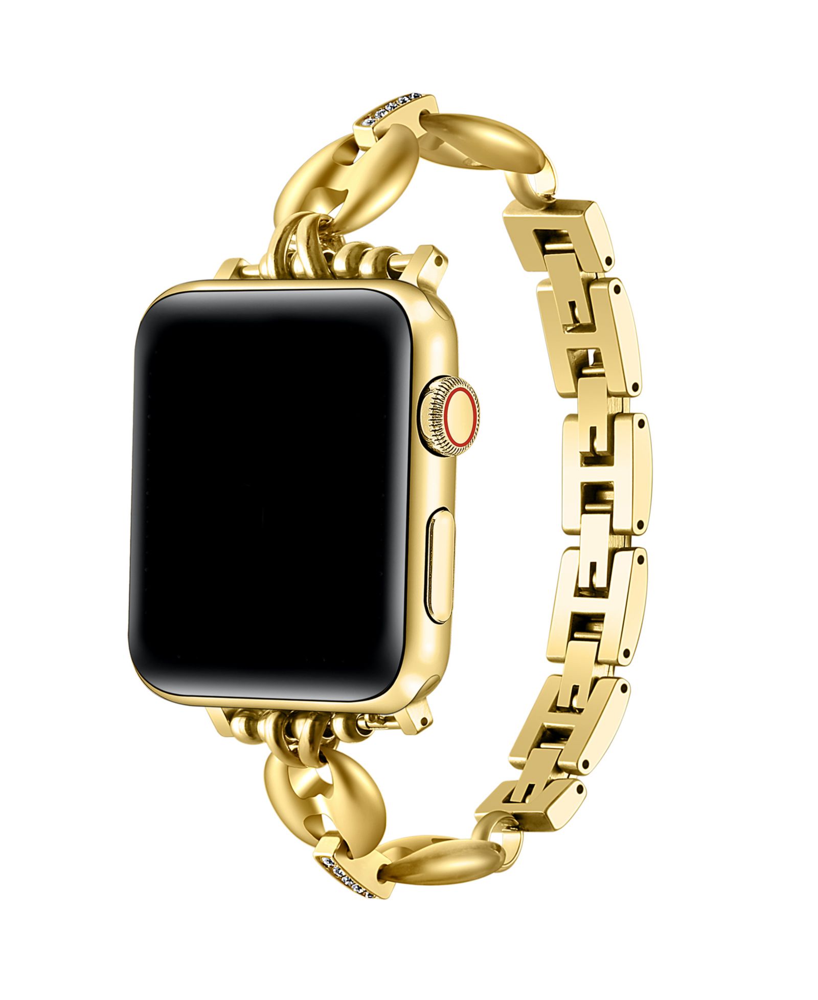 Женский ремешок Posh Tech Poppy Rhinestone для Apple Watch