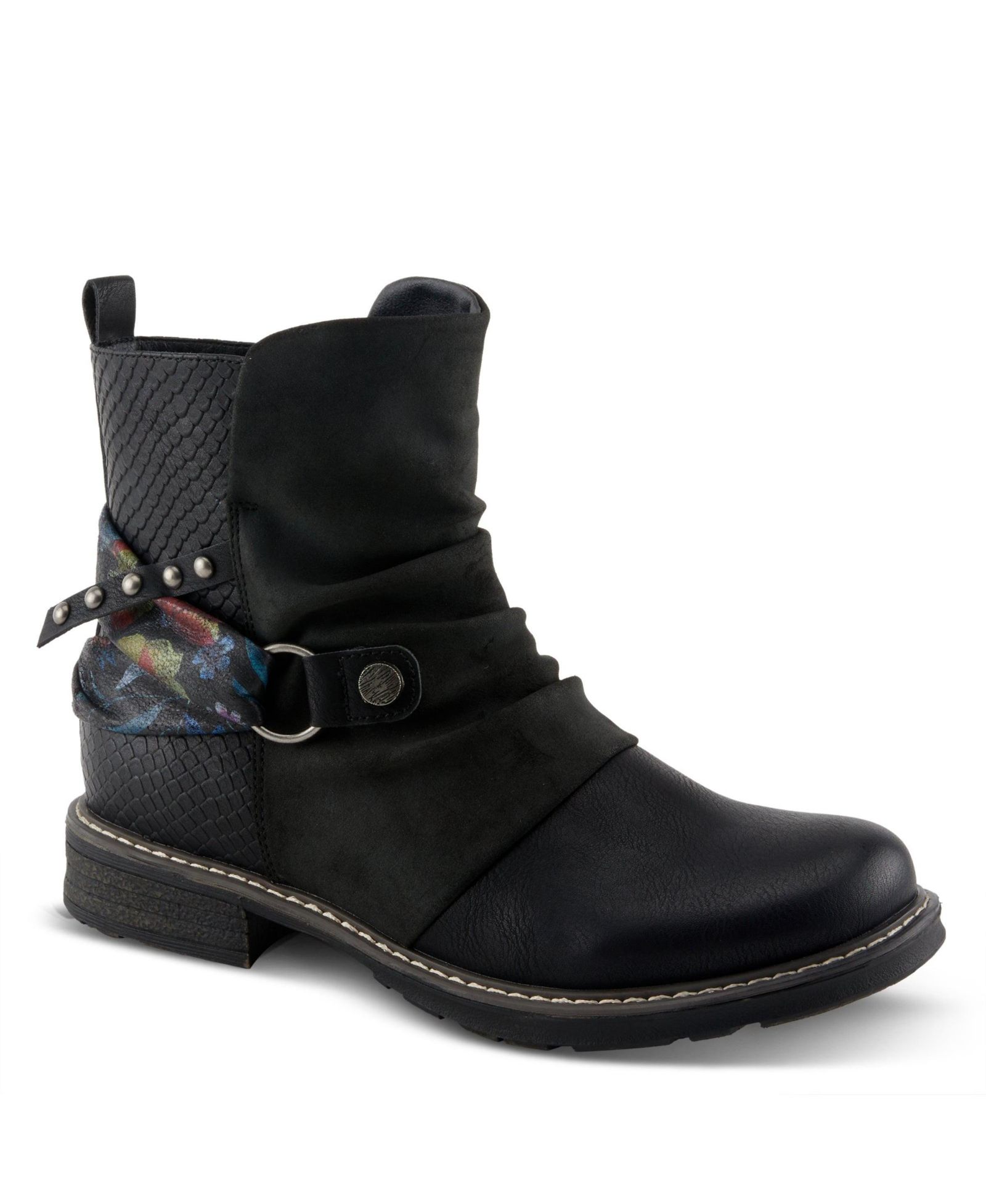 Patrizia Gossifleur Women's Booties with Floral Embroidery