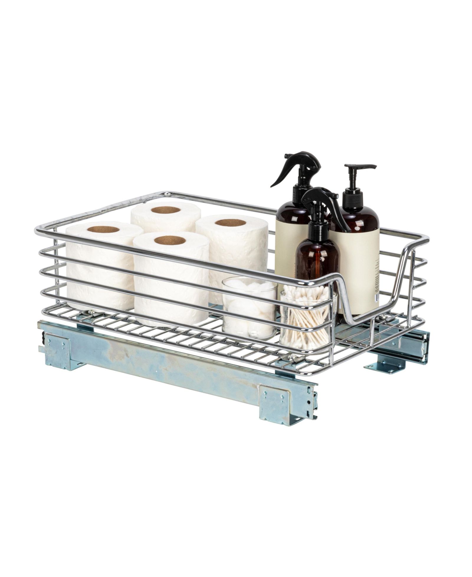 Household Essentials Glidez стальной органайзер для хранения 11.5" W, 1-Tier Design, Chrome