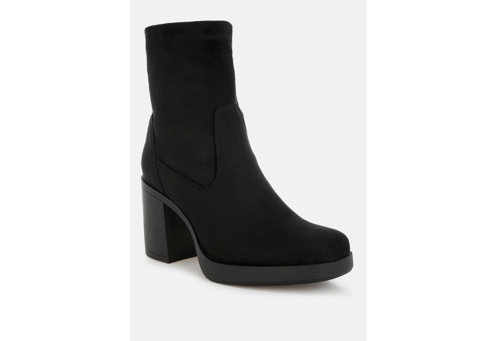 London Rag Women's Enito Microfiber Sock Boots