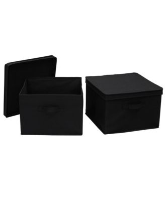 Household Essentials Square Storage Box With Lid
